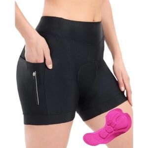 Women's 4D Padded Cycling Spin Biker Shorts